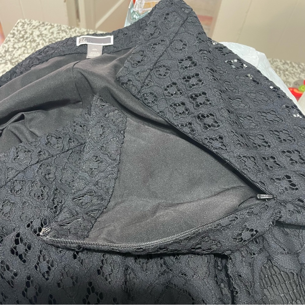 Chelsea28 High-Low Lace Tiered Ruffled Skirt Size XXL - Picture 7 of 8